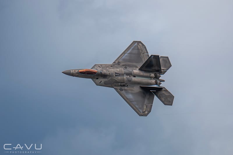 F-22 with Water