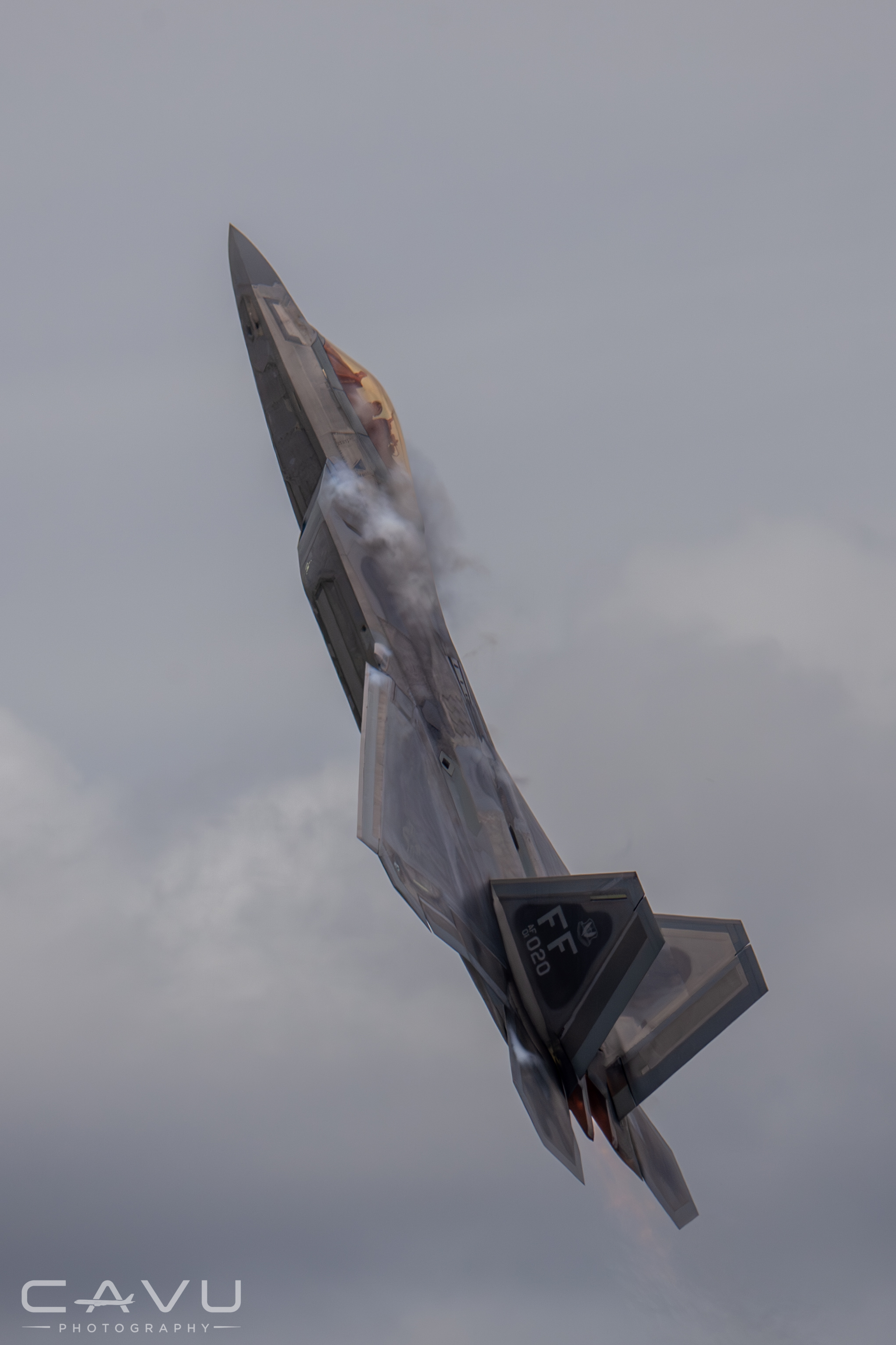 F-22 with Vapor