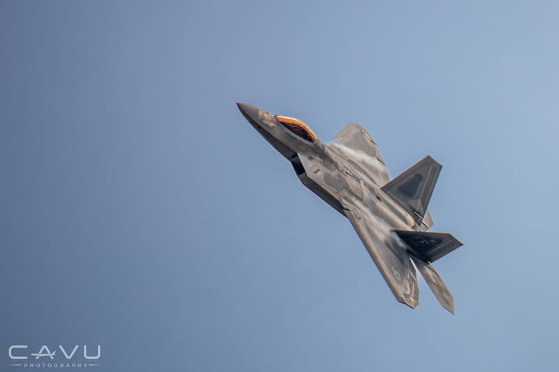 F-22 Turning