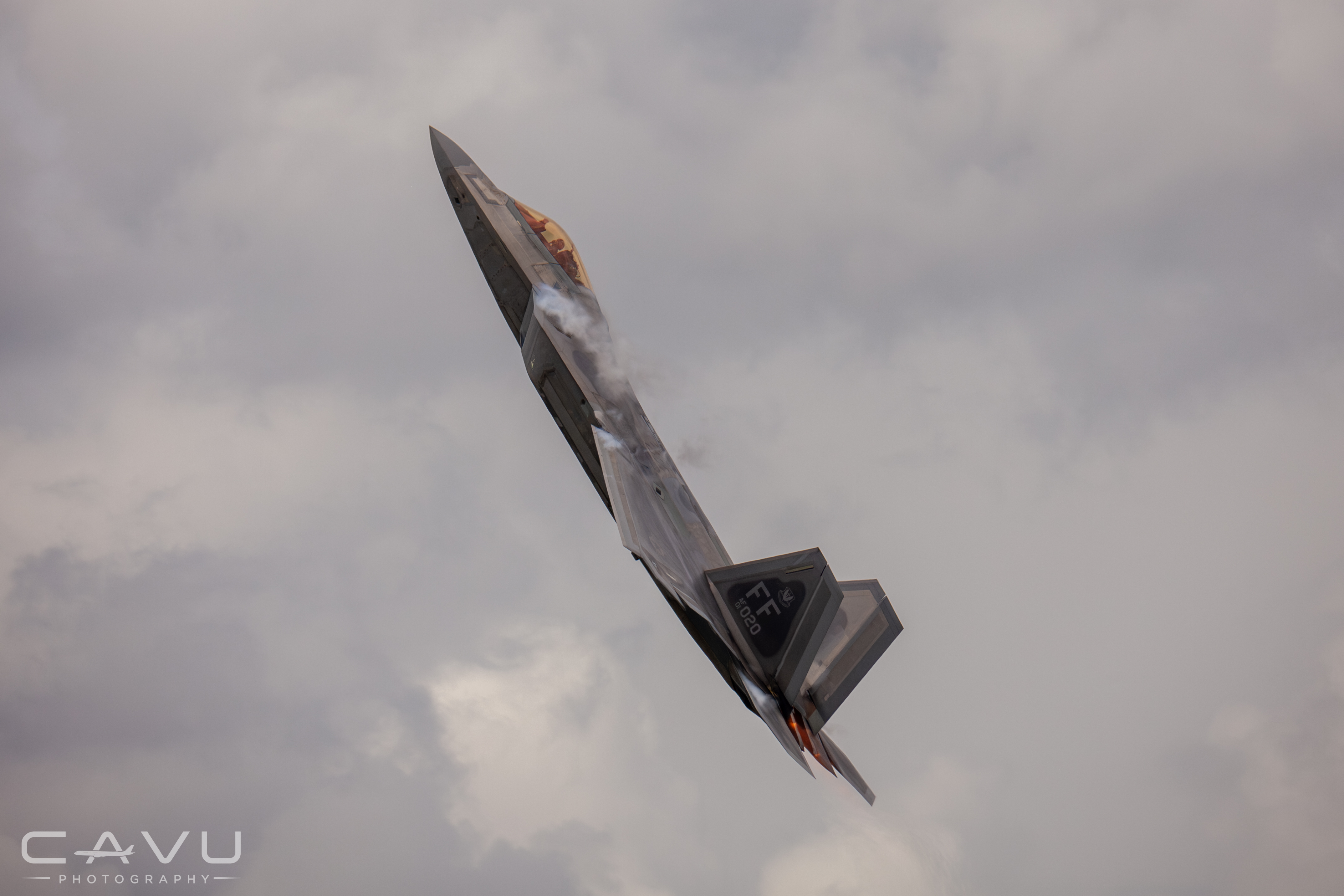 F-22 Banking Up Landscape