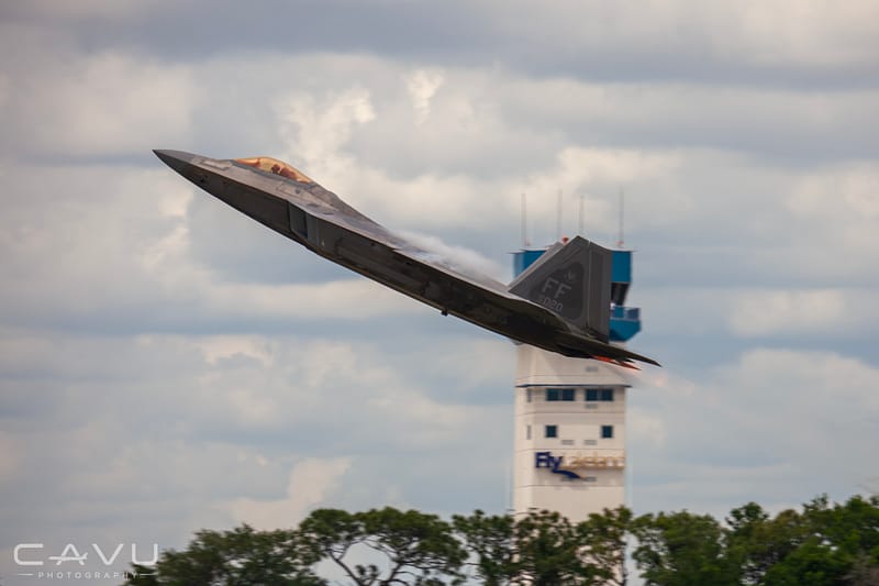 F-22 and ATC Tower